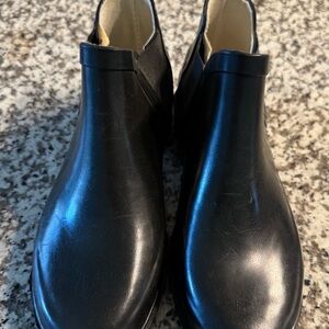 Black Leather Unisex Boots